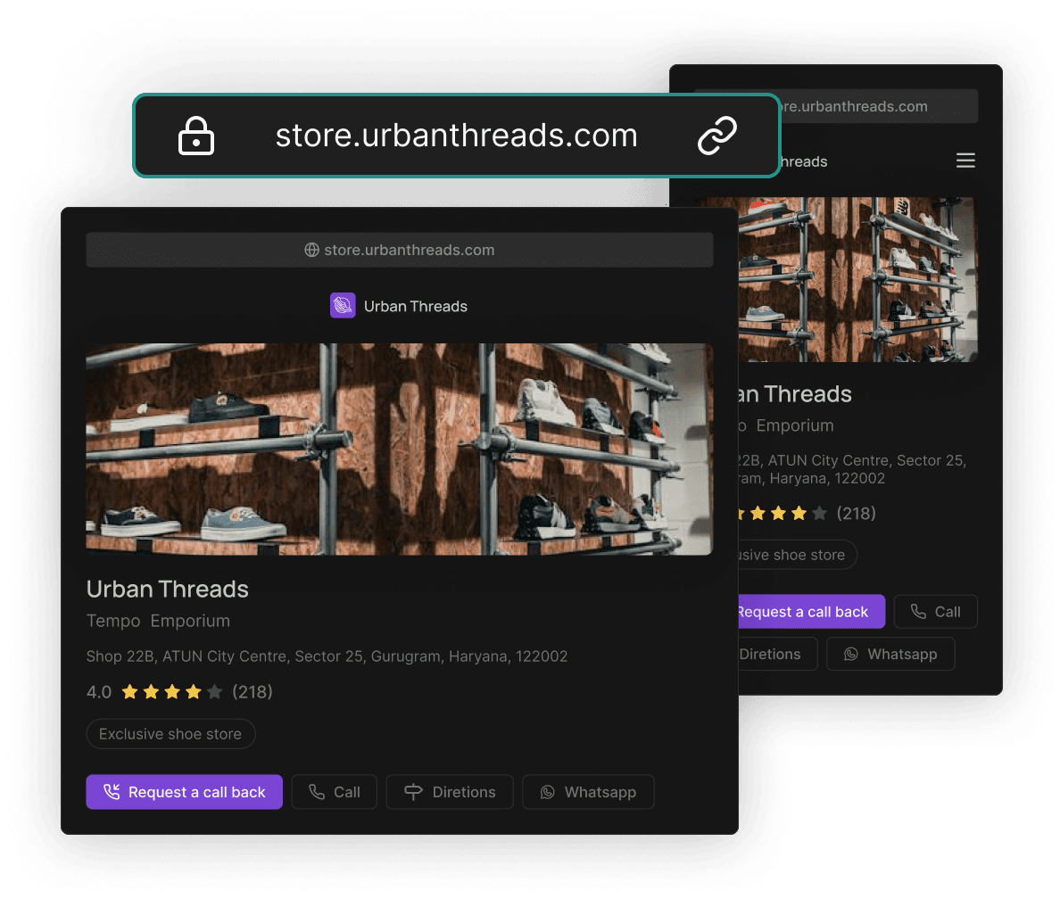 Responsive website