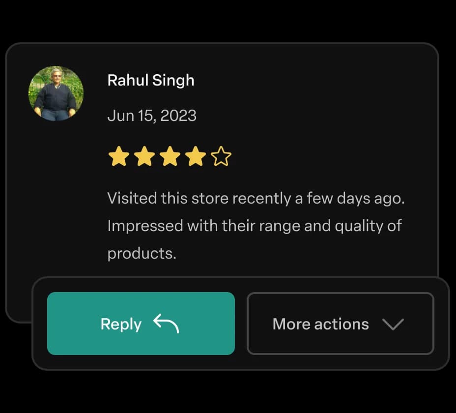 Reviews and ratings